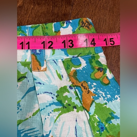 Faithfull The Brand Priscilla Gardone Floral Print 100% Linen Shorts Size 6 - Picture 7 of 12